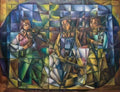 M C Escher procession in crypt Art A4 Photo Print