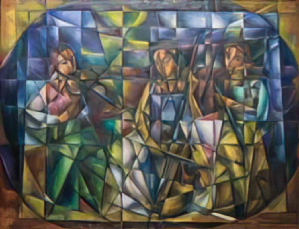 M C Escher procession in crypt Art A4 Photo Print