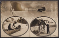 M Salmet Flying Visit West Countree Adjusts Compass 1912 Vintage A4 Photo Print