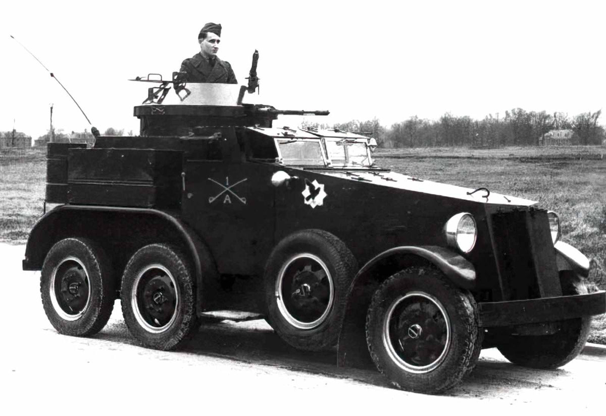 M1 Armored Car United States Army A4 Photo Print