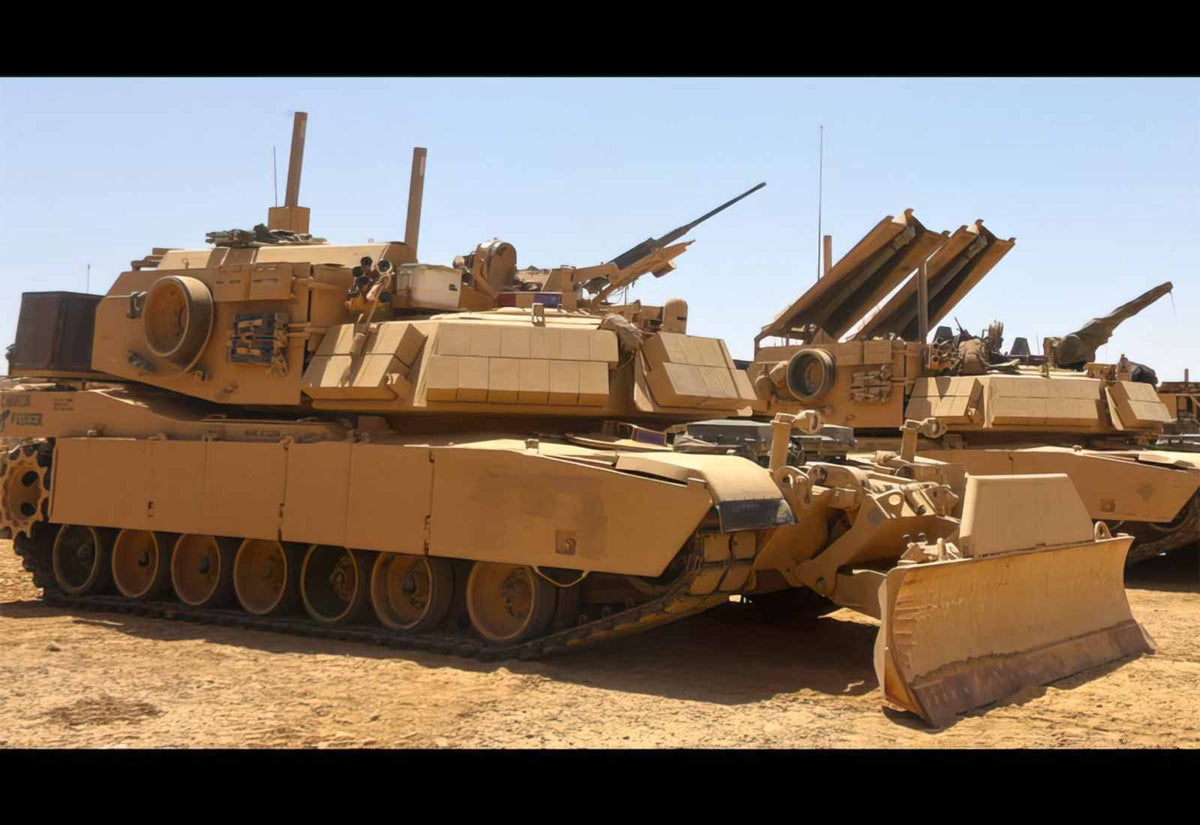 M1 Assault Breacher Vehicle United States A4 Photo Print