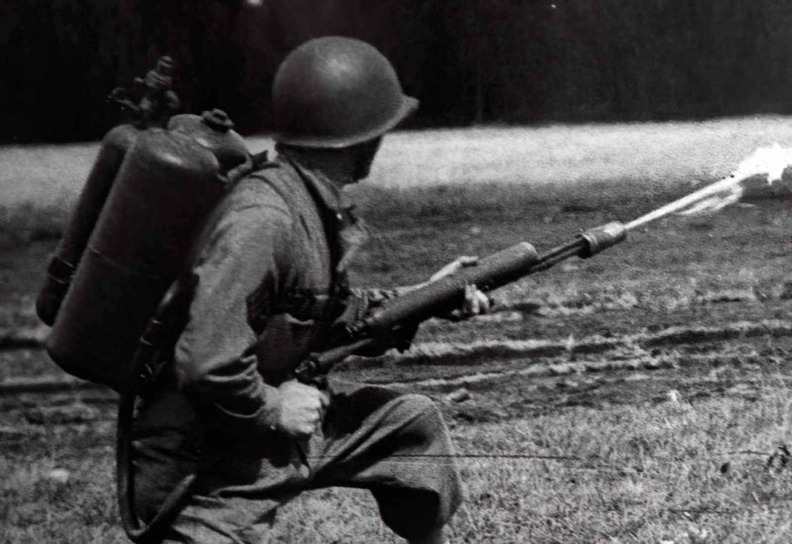 M1 Flamethrower A4 Photo Print