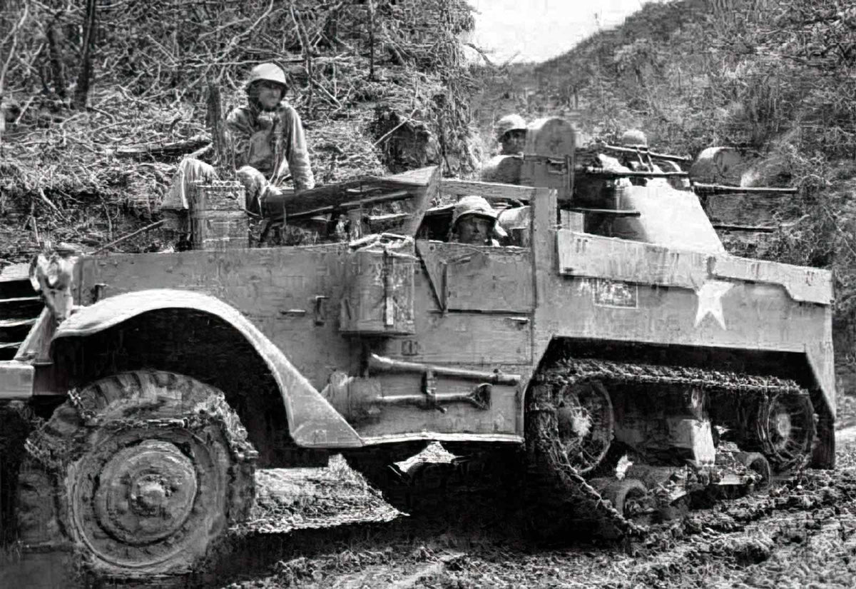 M16 Multiple Gun Motor Carriage Gmc Halftrack United States 6 A4 Photo Print