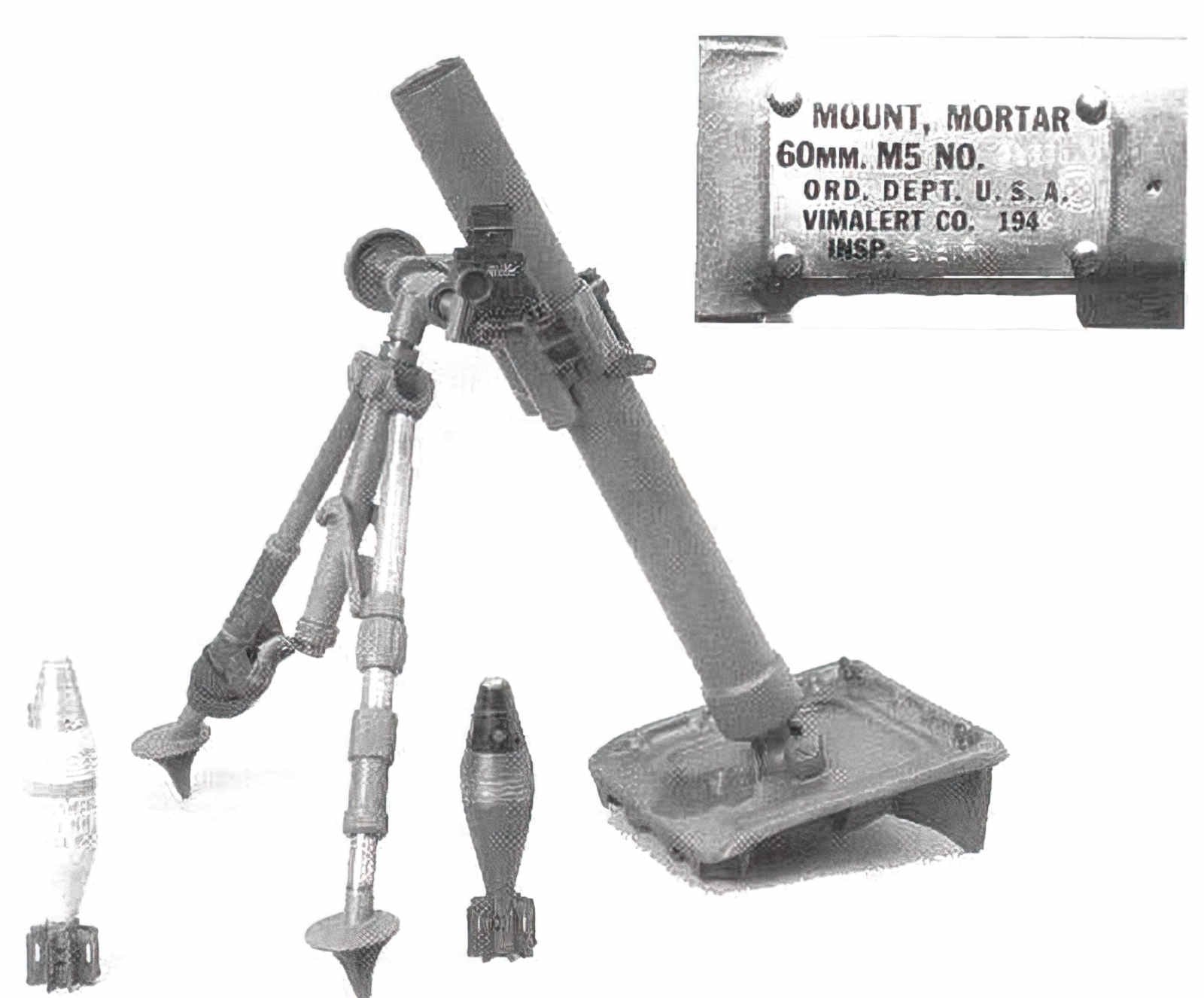 M2 60mm Mortar A4 Photo Print