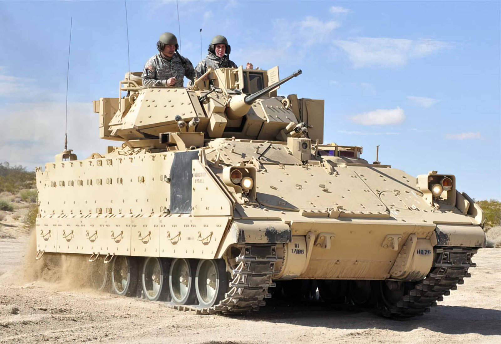 M2 Bradley Infantry Fighting Vehicle United States 14 A4 Photo Print