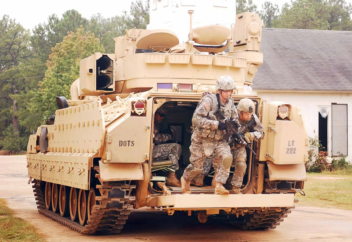 M2 Bradley Infantry Fighting Vehicle United States 22 A4 Photo Print