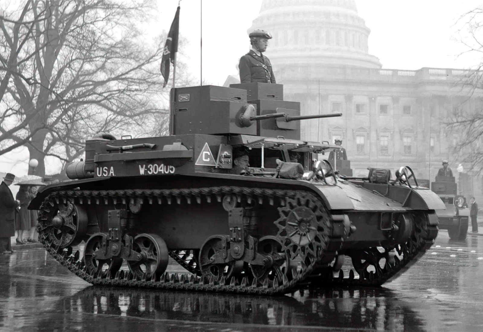 M2 Light Tank A4 Photo Print