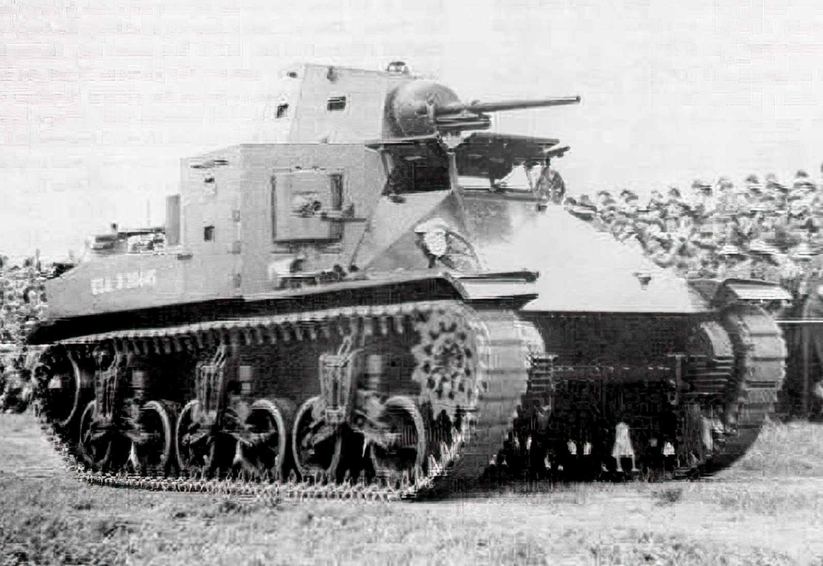 M2 Medium Tank A4 Photo Print