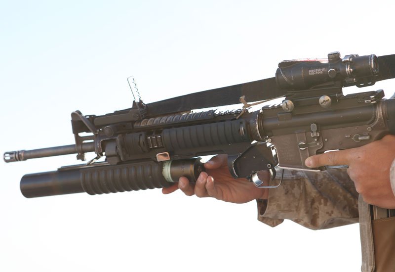 M203 Grenade Launcher 3 A4 Photo Print
