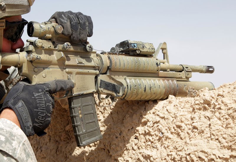 M203 Grenade Launcher 4 A4 Photo Print