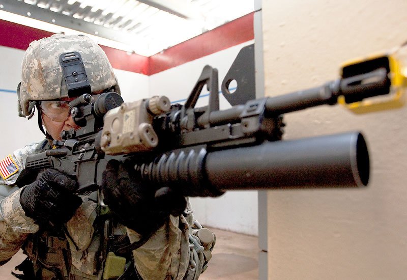 M203 Grenade Launcher 5 A4 Photo Print