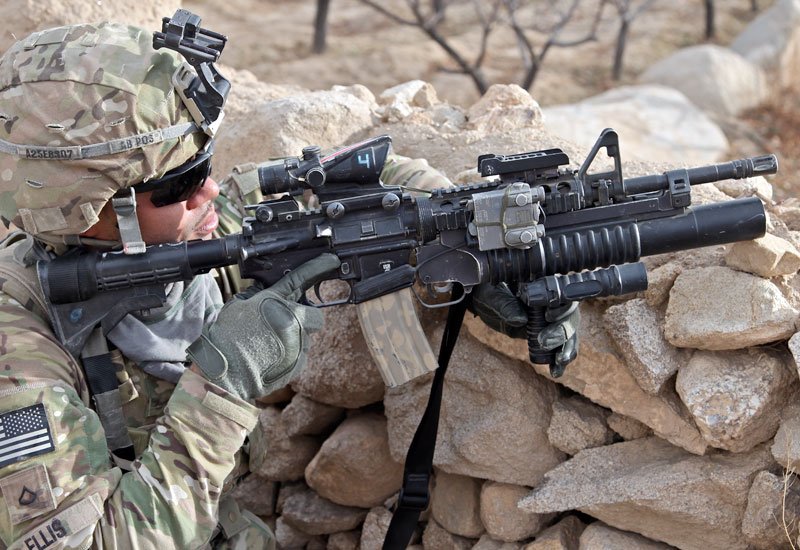 M203 Grenade Launcher 6 A4 Photo Print