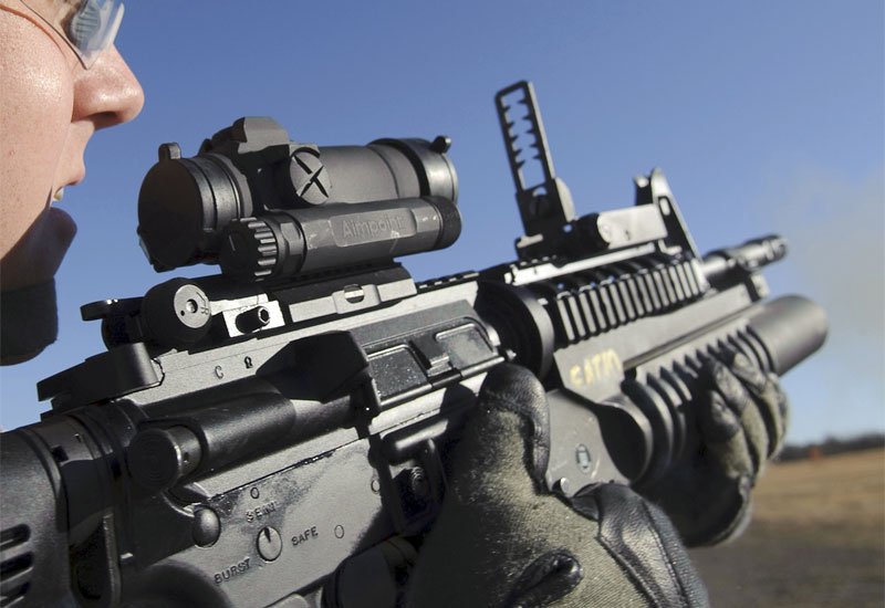 M203 Grenade Launcher 9 A4 Photo Print