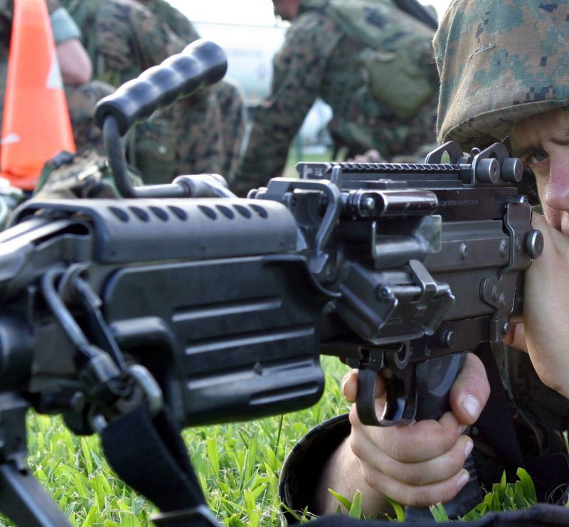 M249 Saw 4 A4 Photo Print