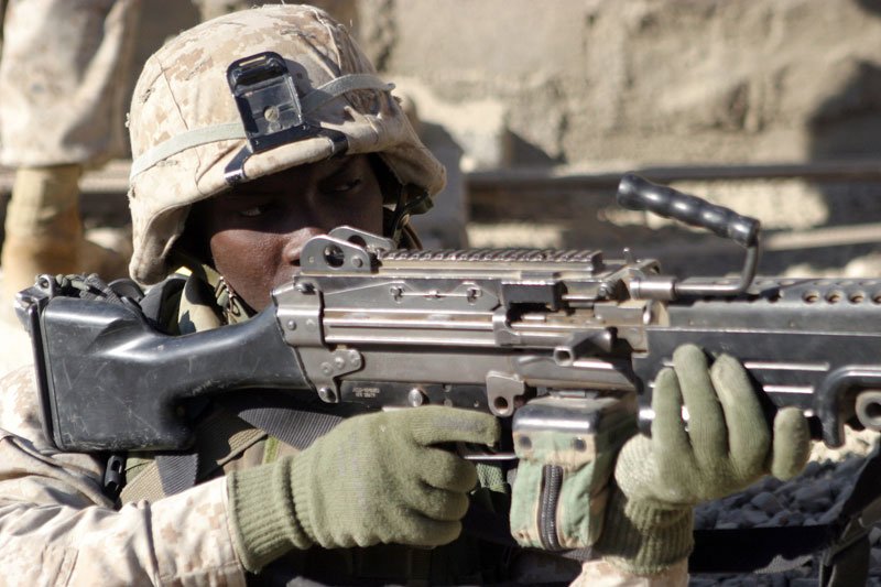 M249 Saw 9 A4 Photo Print