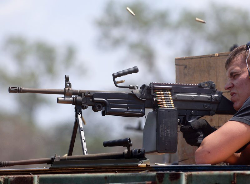 M249 Saw A4 Photo Print