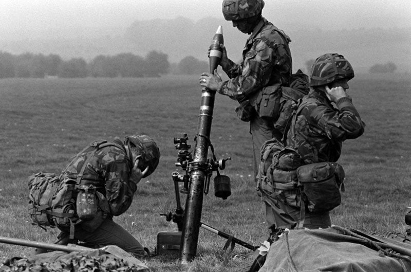 M29 81mm Mortar 9 A4 Photo Print