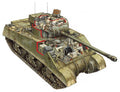 M4 Sherman cutaway A4 Photo Print