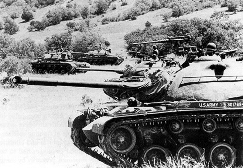 M48 Patton 12 A4 Photo Print