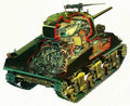 M4A4 Sherman cutaway A4 Photo Print
