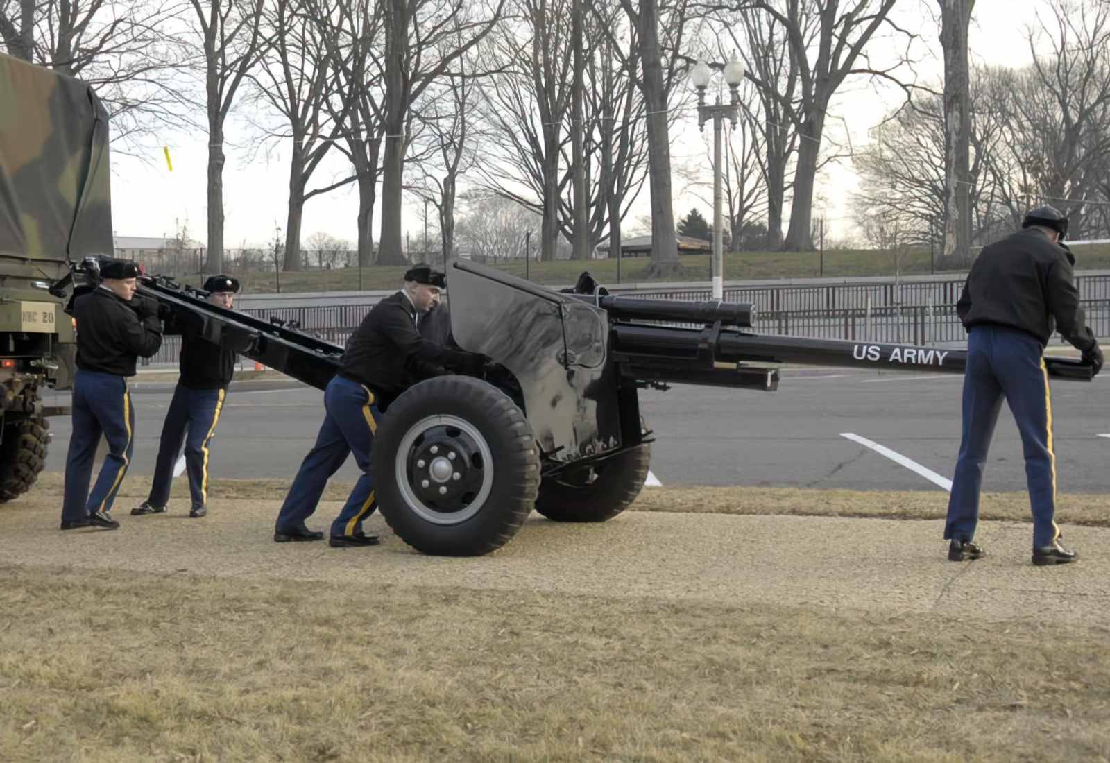 M5 76mm Anti Tank Gun 4 A4 Photo Print