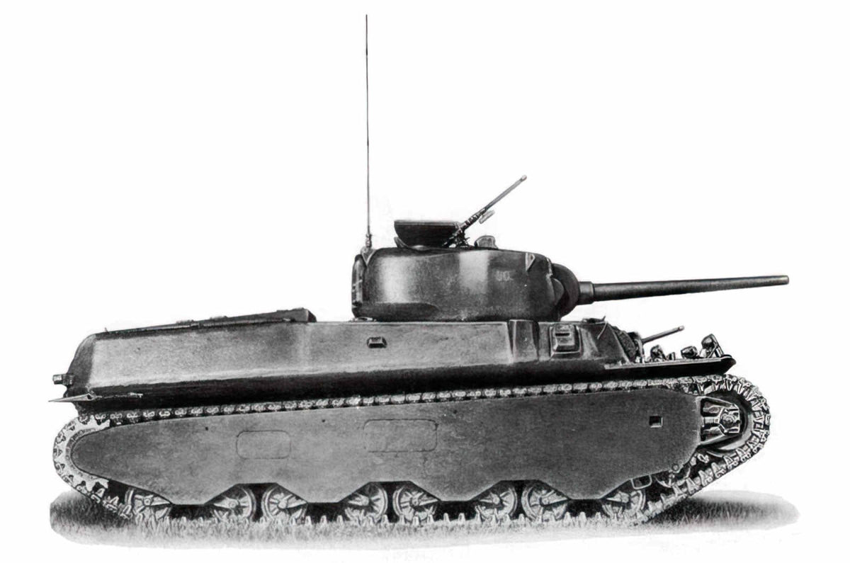 M6 Heavy Tank A4 Photo Print