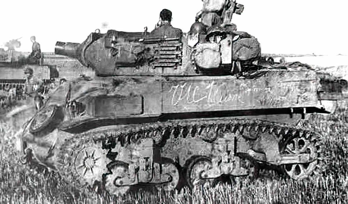 M8 Scott Howitzer Motor Carriage A4 Photo Print