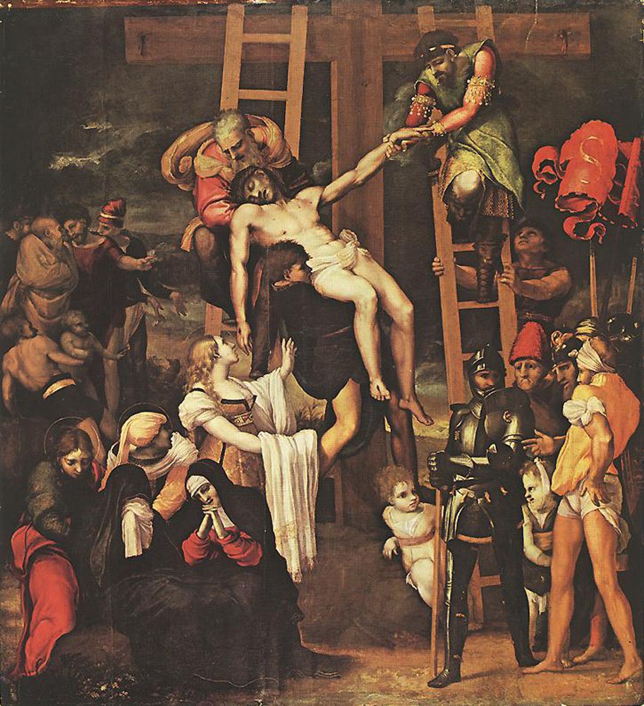 MACHUCA Pedro Descent from the Cross Art A4 Photo Print