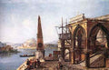 MARIESCHI Michele Imaginative View with Obelisk  A4 Photo Print