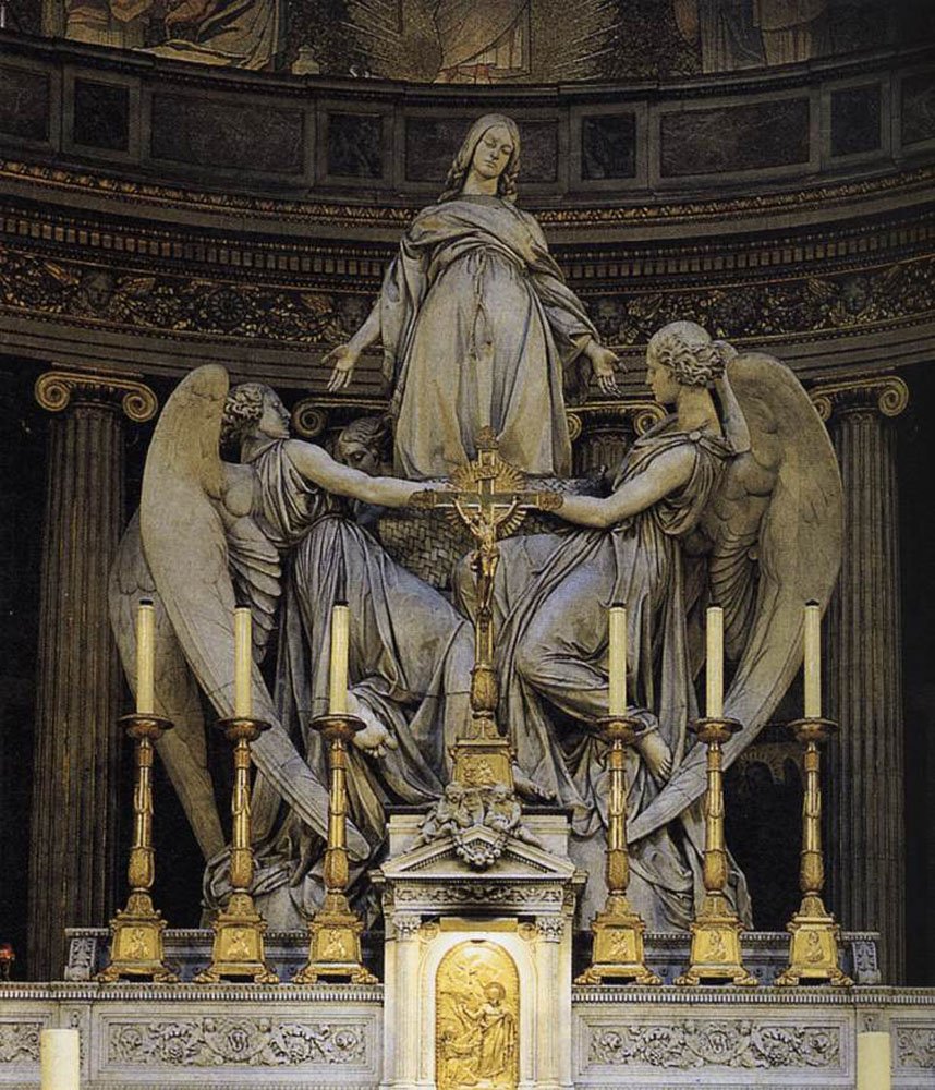 MAROCHETTI CHarles Mary Magdalen Exalted By Angels Art A4 Photo Print