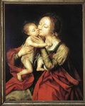 MASSYS Jan Holy Virgin and Child A4 Photo Print