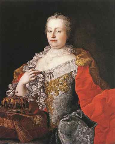 MEYTENS Martin van Queen Maria Theresia 1750 A4 Photo Print