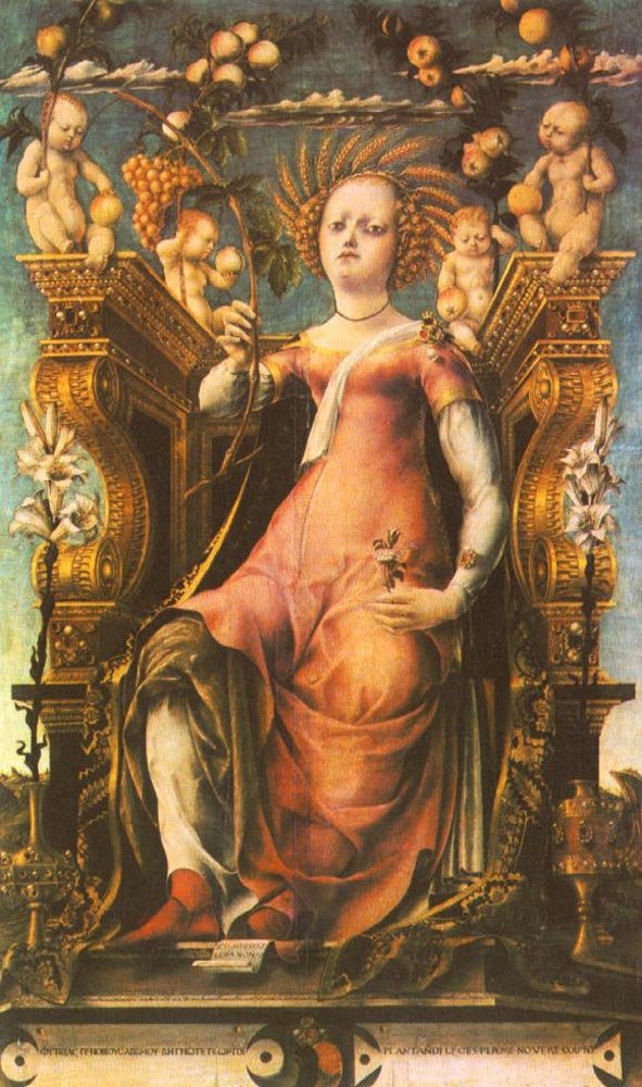 MICHELE PANNONIO Ceres Enthroned Art A4 Photo Print