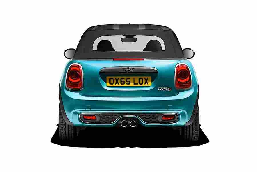 MINI Convertible 5576 11 Car A4 Photo Print