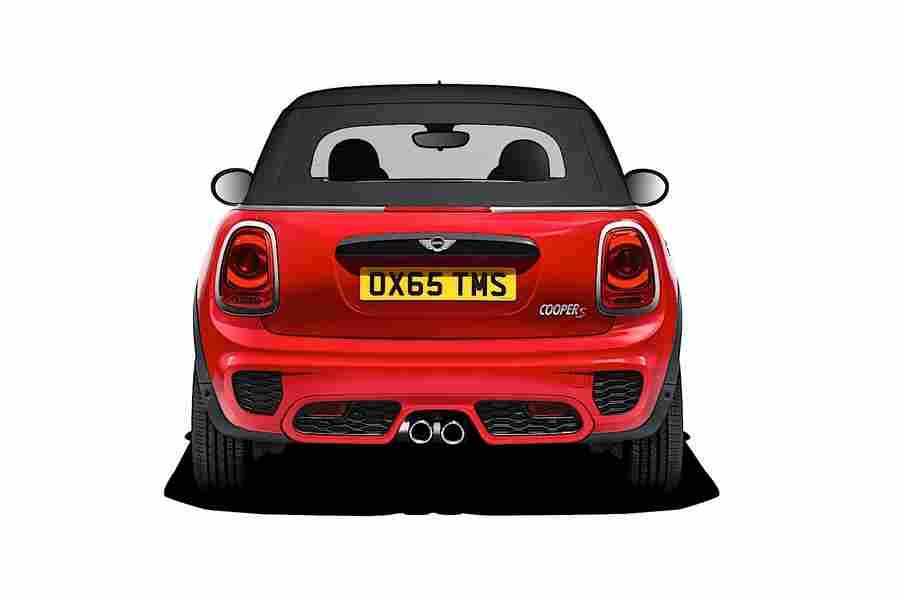 MINI Convertible 5576 49 Car A4 Photo Print