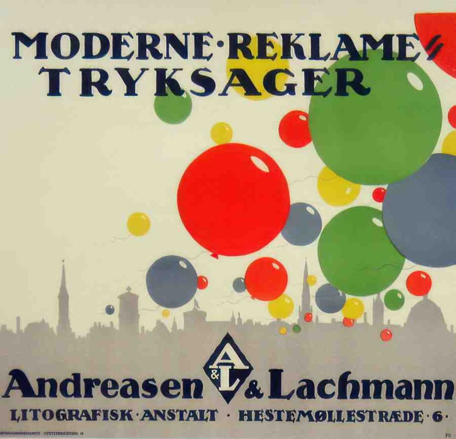MODERNE REKLAME Vintage Advert A4 Photo Print