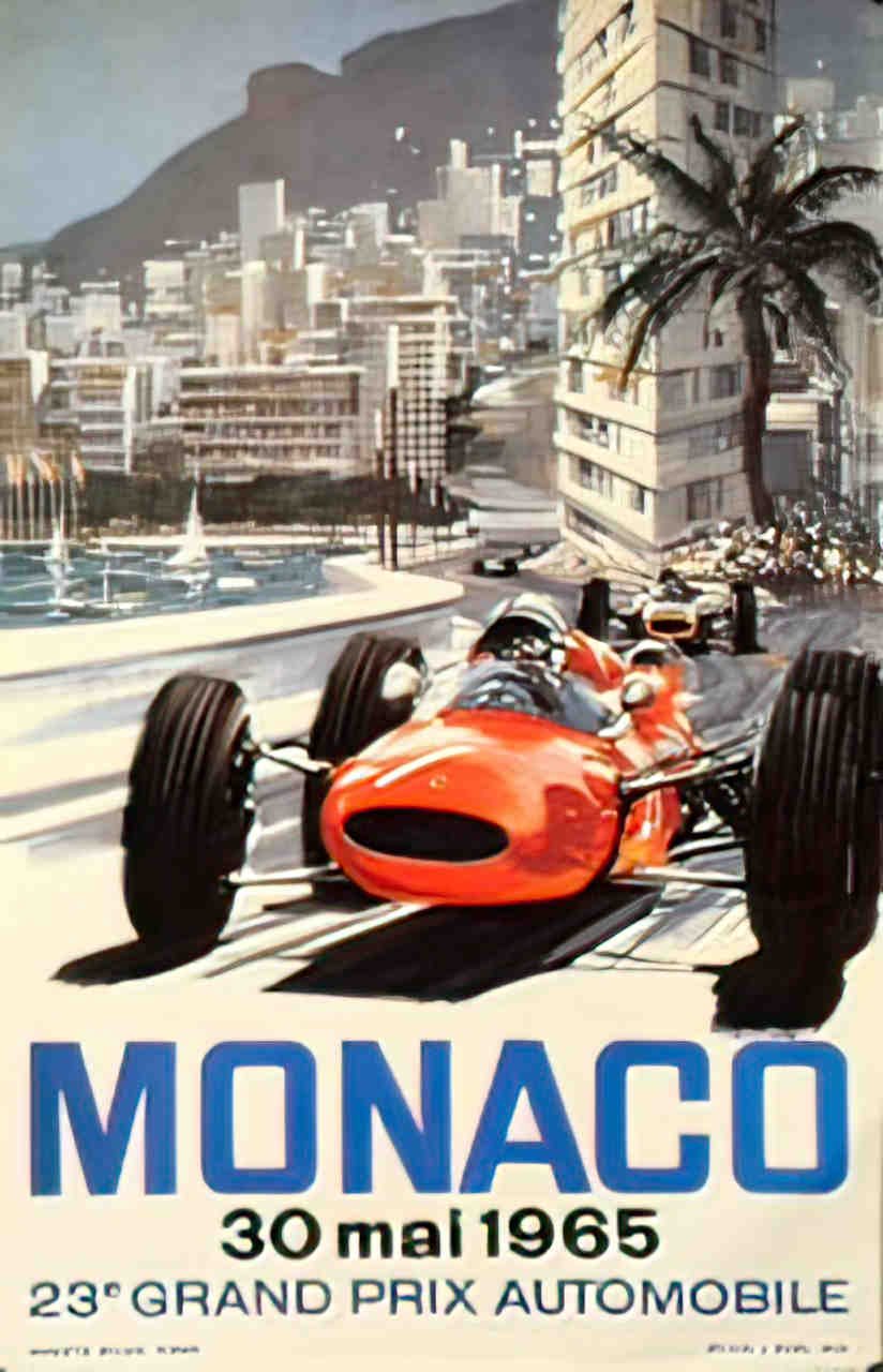 MONACO65a Advert A4 Photo Print