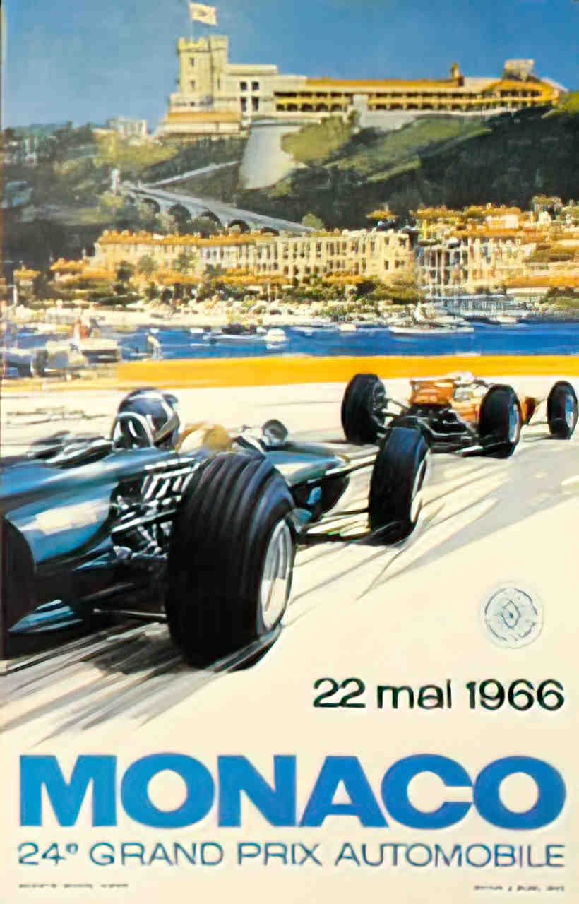 MONACO66a Advert A4 Photo Print