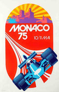 MONACO75 Vintage Advert A4 Photo Print