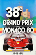 MONACO80 Vintage Advert A4 Photo Print