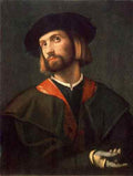 MORETTO da Brescia Portrait Of A Man  A4 Photo Print