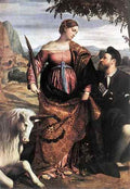 MORETTO da Brescia St Justina With The Unicorn  A4 Photo Print