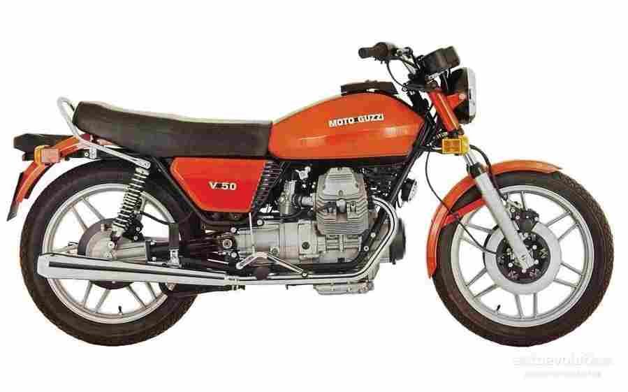 MOTO GUZZI V 50 II 8115 2 Car A4 Photo Print