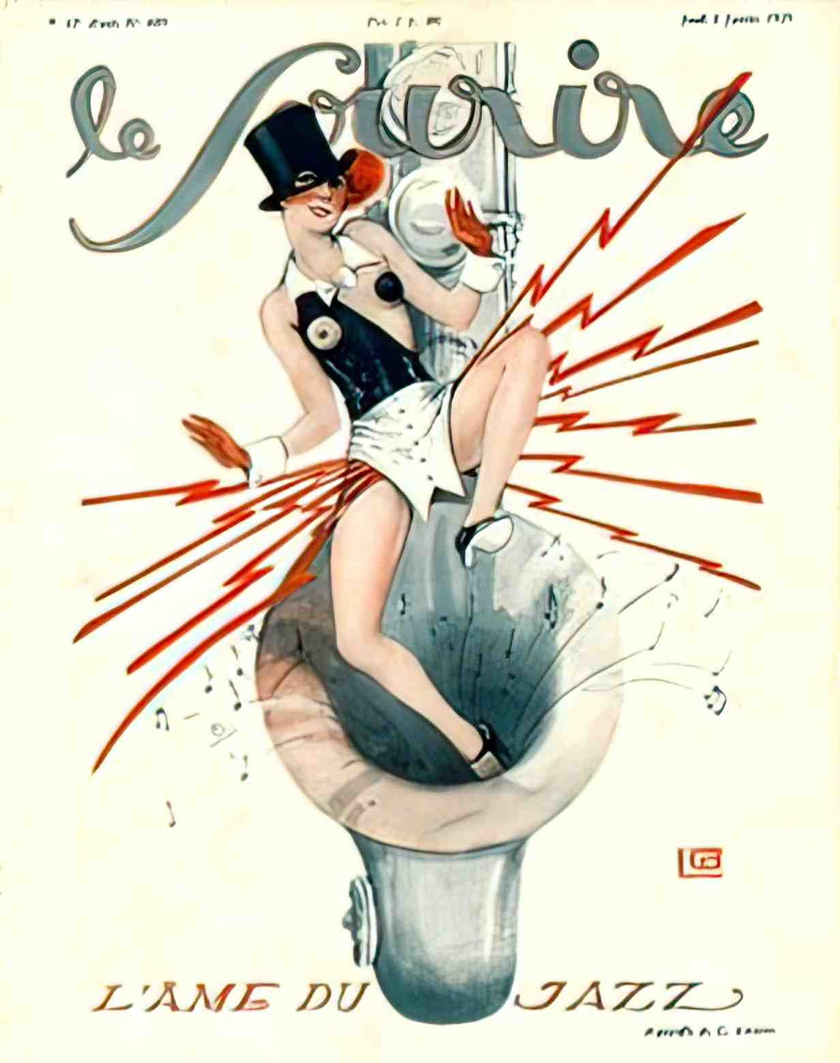 MUJZ1003, L'Ame Du Jazz, 19 Advert A4 Photo Print