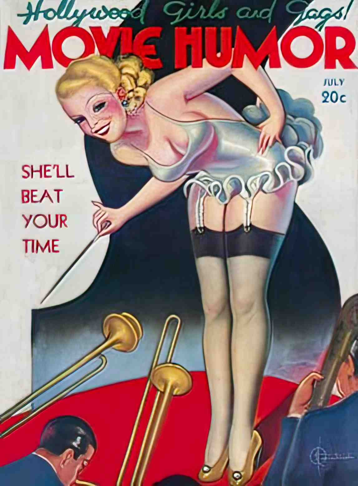 MUJZ1017, Movie Humour Jazz Advert A4 Photo Print