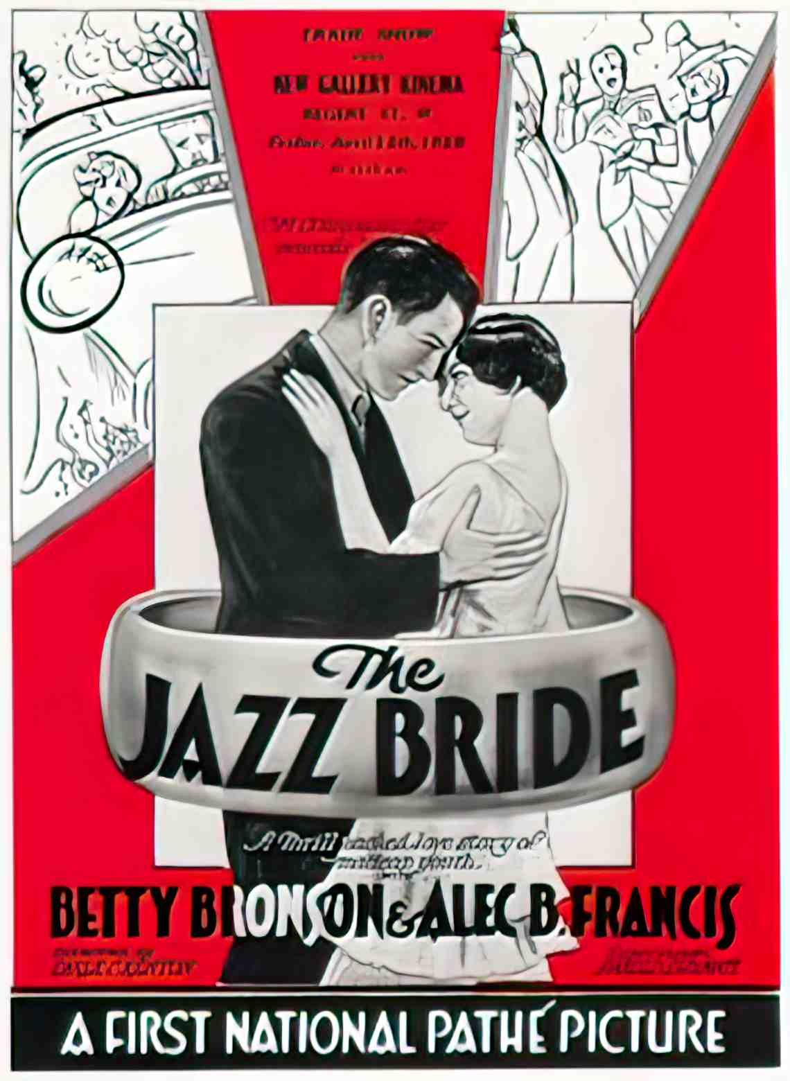 MUJZ1022, Jazz Bride  Advert A4 Photo Print