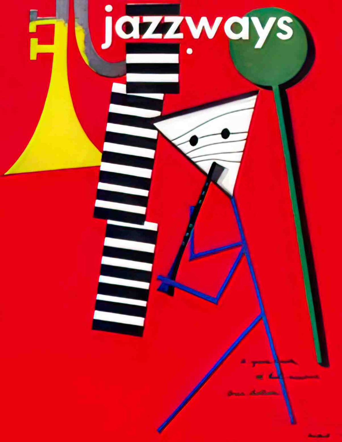 MUJZ1026, Jazzways  Advert A4 Photo Print
