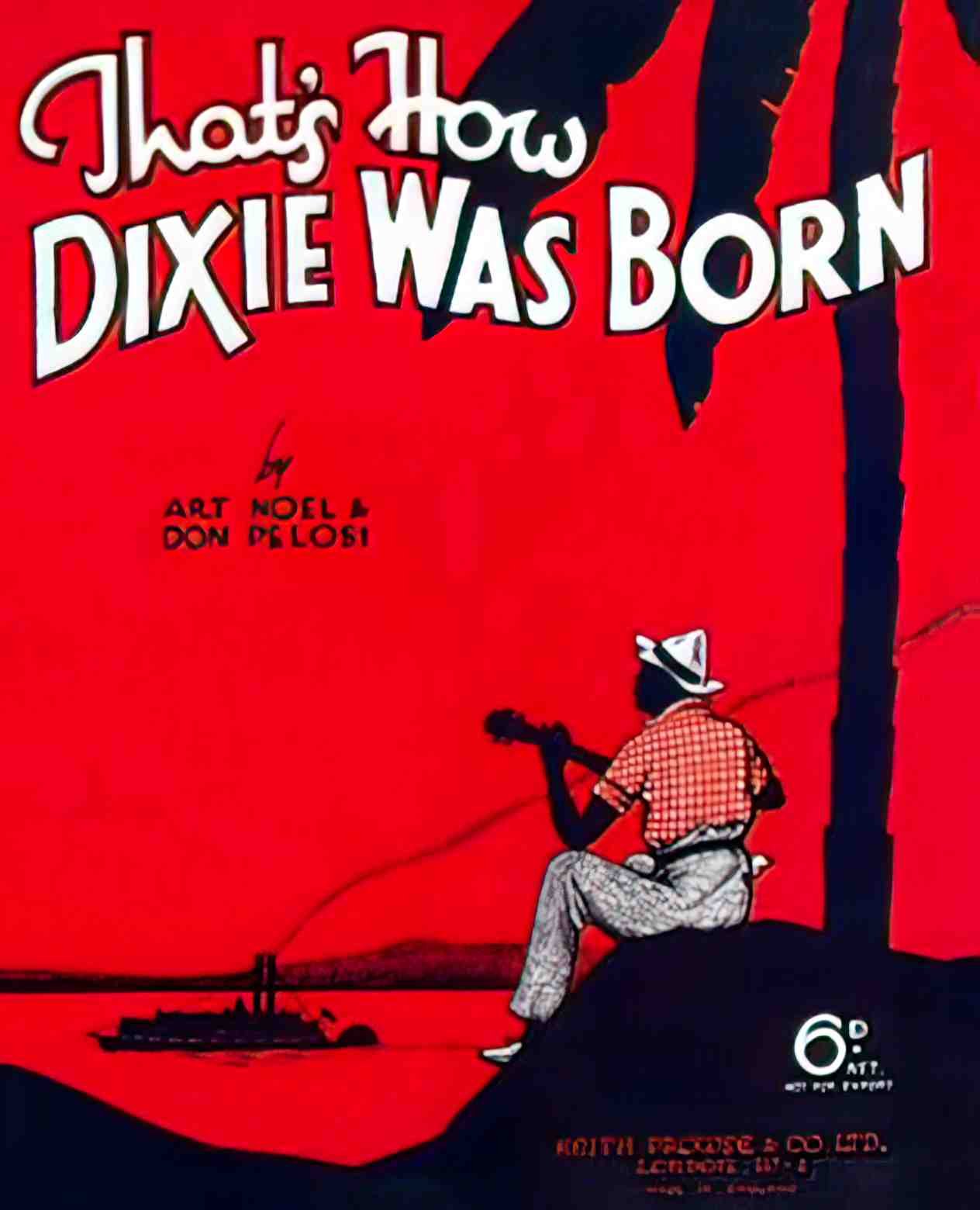 MUJZ1027, Dixie was Born  Advert A4 Photo Print