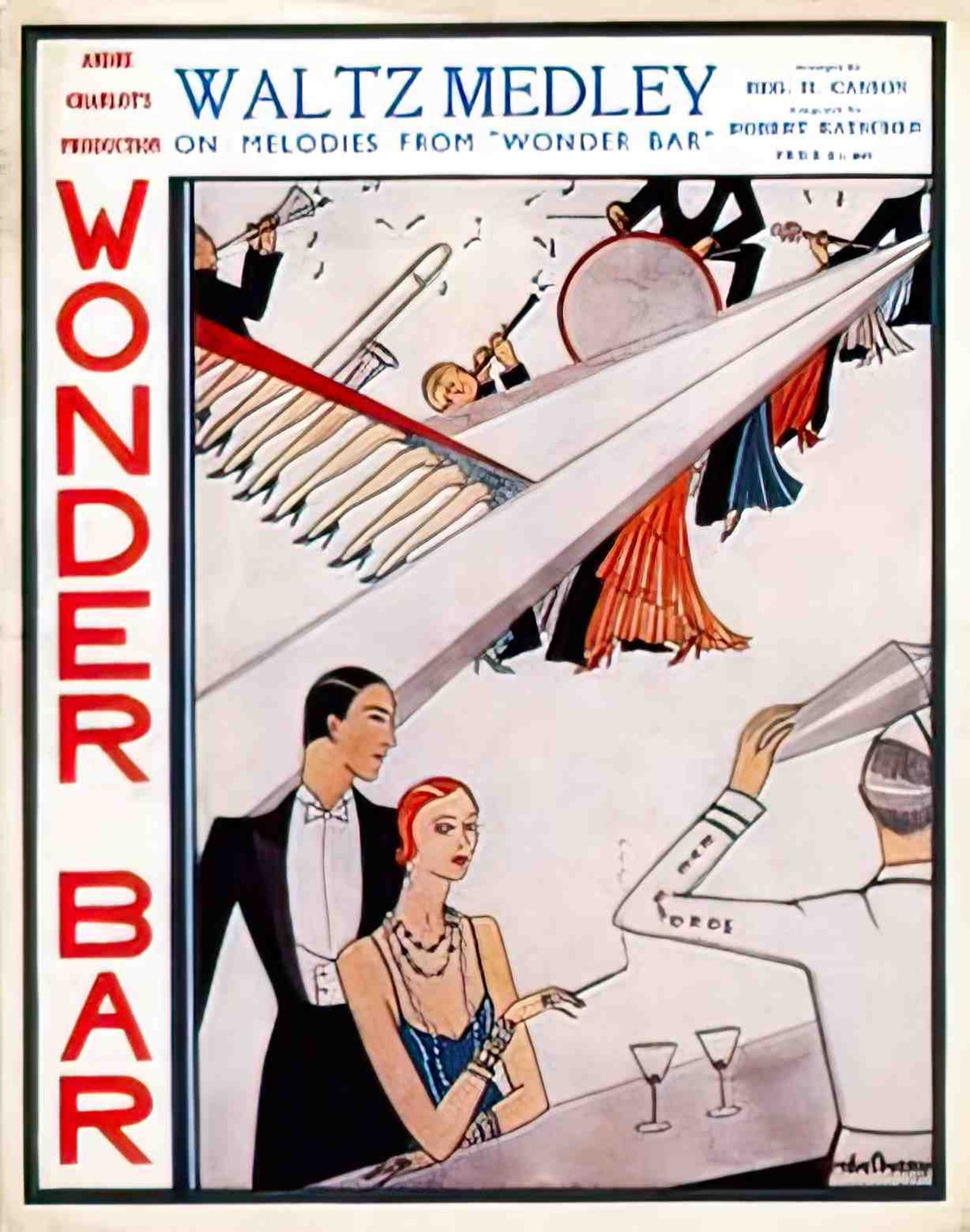 MUJZ1035, Wonder Bar  Advert A4 Photo Print