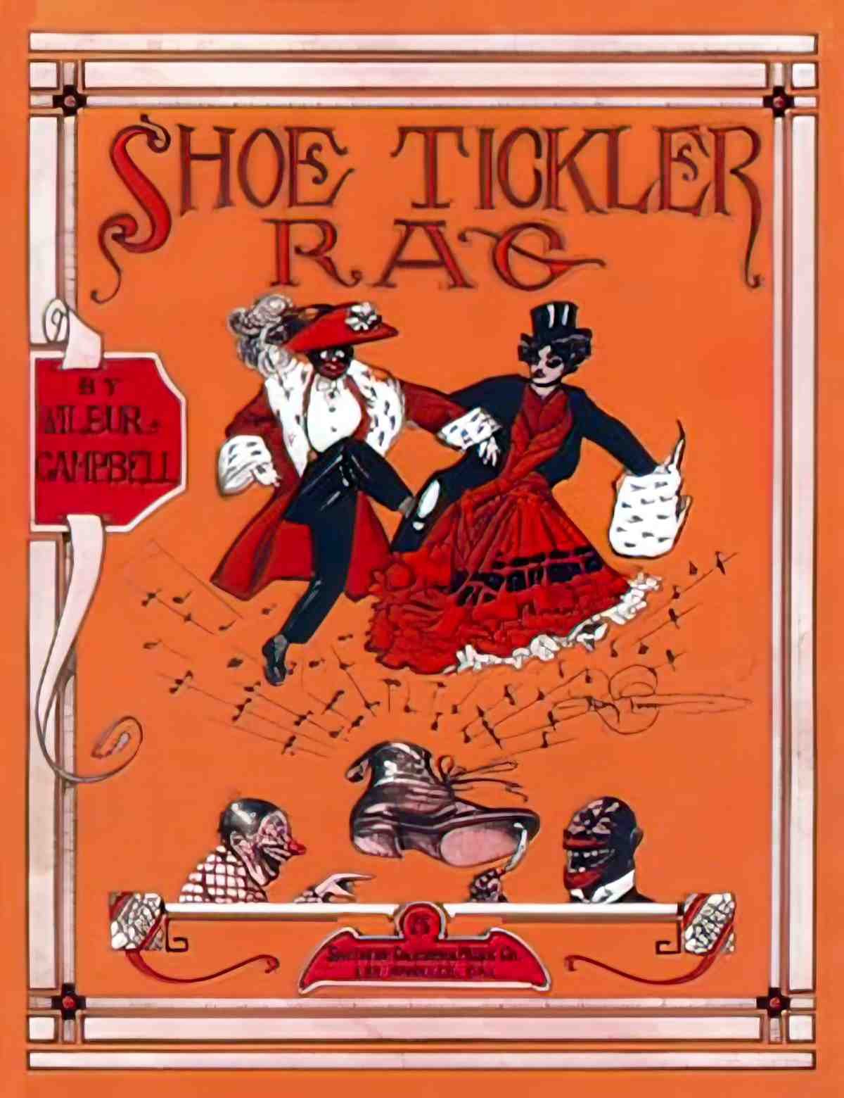 MUJZ1036, Shoe Tickler Rag  Advert A4 Photo Print